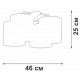 Потолочная люстра Vitaluce V2881 V28810-1/4PL