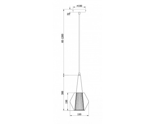 Подвесной светильник Freya Copita FR5133PL-01GR