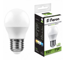 Лампа светодиодная Feron LB-95 E27 7Вт 4000K 25482