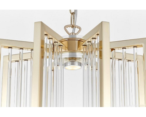 Подвесная люстра LUMINA DECO Manhattan LDP 8012-8 F.GD