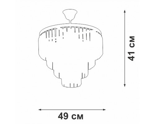 Люстра на штанге Vitaluce V58250 V58250-8/5