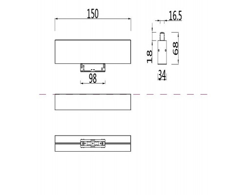 Накладной светильник Maytoni BASIS TR012-2-7W4K-W