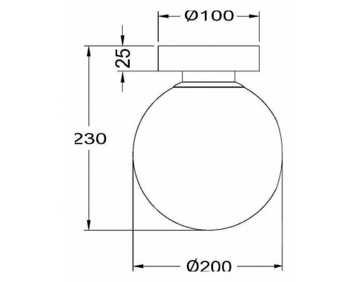 Накладной светильник Maytoni Basic form MOD321WL-01B1