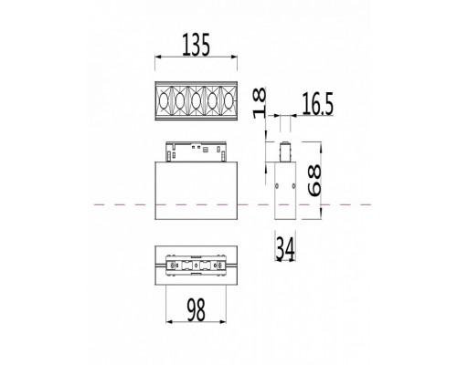 Накладной светильник Maytoni Points TR014-2-10W4K-W