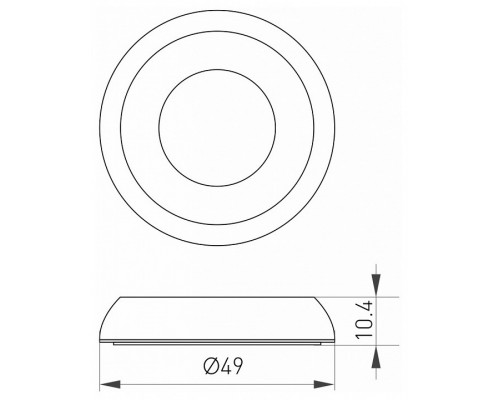 Рамка на 1 пост Arlight Deck 024932