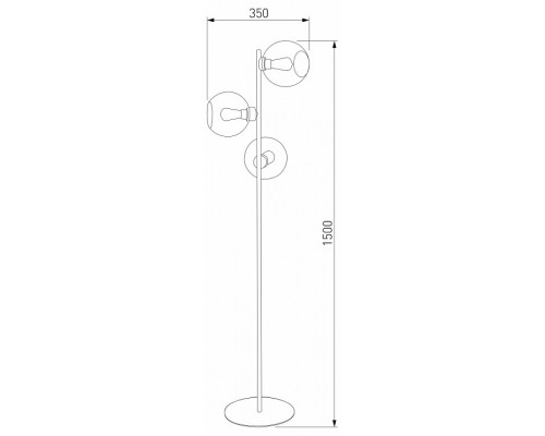 Торшер TK Lighting Cubus 5239 Cubus Graphite