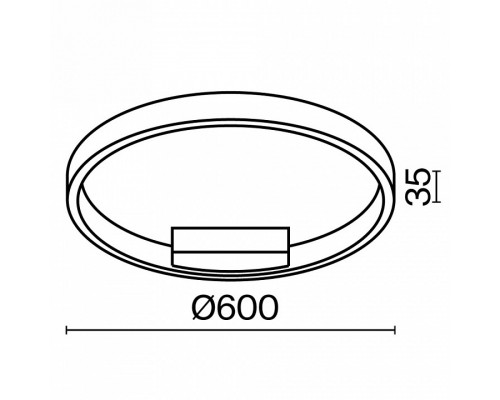 Накладной светильник Maytoni Rim MOD058CL-L35WK