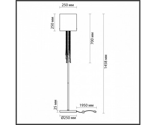 Торшер Odeon Light Nicole 4886/1F