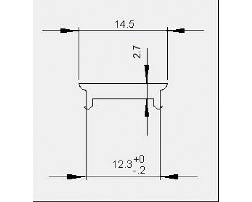 Профиль накладной Deko-Light P-02-10 983080