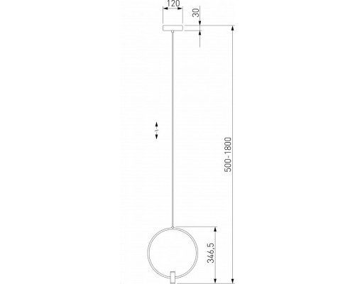 Подвесной светильник Eurosvet Layla 50257/1 LED никель