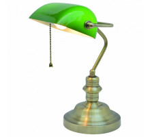 Настольная лампа офисная Arte Lamp Banker A2492LT-1AB