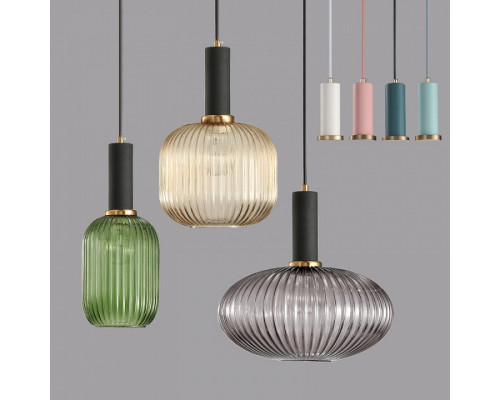 Подвесной светильник Imperiumloft Ferm Living Chinese Lantern A Brass / Green IRIS01