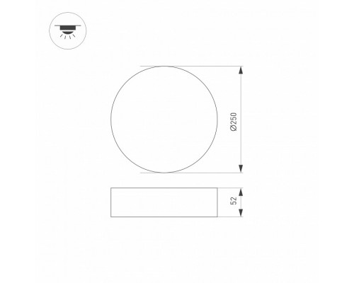 Накладной светильник Arlight RONDO 022232(2)