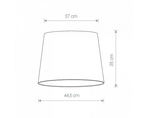 Плафон текстильный Nowodvorski Cameleon Cone M V PI/WH 8498