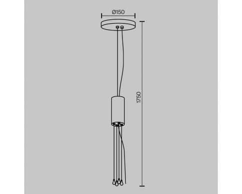 Подвес Maytoni Zon C032C-04-B-1