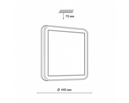 Накладной светильник Sonex Akuna 7621/DL