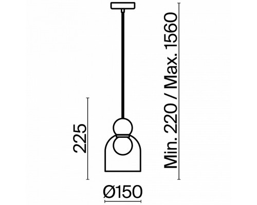 Подвесной светильник Freya Focus FR5220PL-01CH2