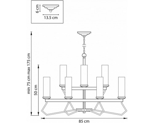 Подвесная люстра Lightstar Flume 723125