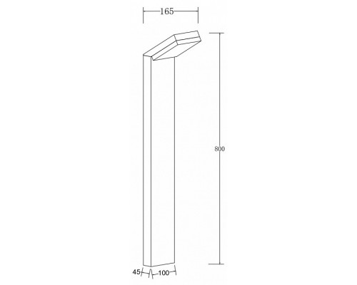 Наземный низкий светильник Maytoni Paso O595FL-L12B3K